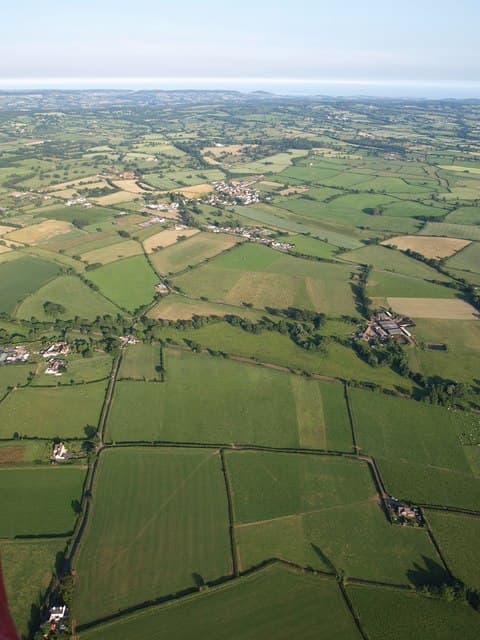 Vue aérienne du domaine